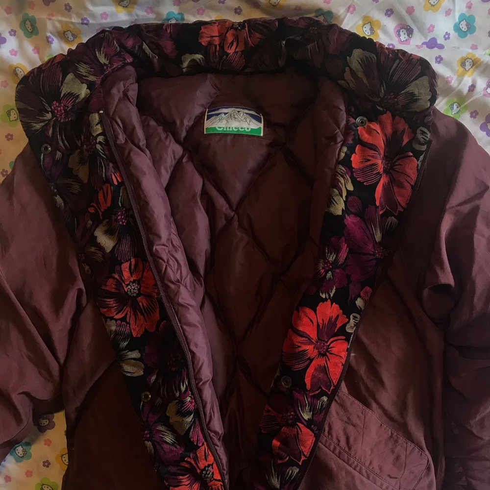 maroon chico jacket